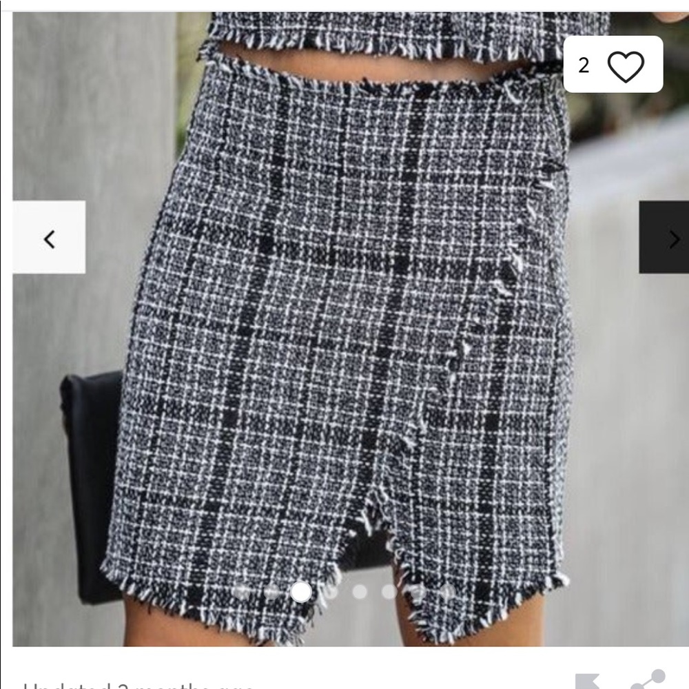 Johnny Becca tweed skirt